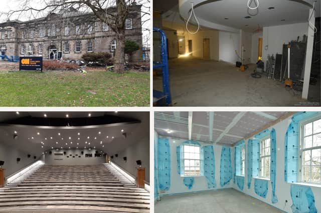 Work is continuing on the transformation of the town's Adam Smith Theatre (Pics: Fife Council/Fife Free Press)