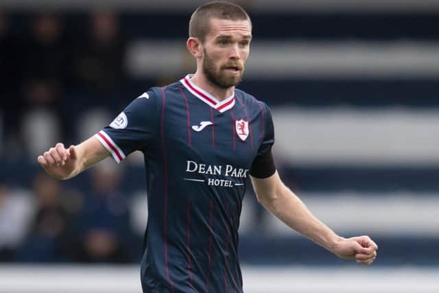Sam Stanton in action for Raith Rovers against Ayr United at Stark's Park in Kirkcaldy in September (Photo by Ross MacDonald/SNS Group)