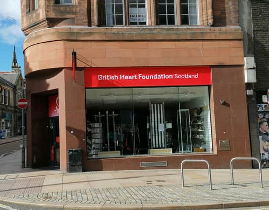 British Heart Foundation shop in Kirkcaldy
