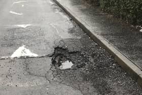 Pothole on Fife road two weeks after it was reported to the council