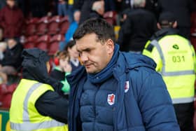 Raith Rovers boss Ian Murray pictured at Ochilview on Saturday (Pic by Ian Cairns)