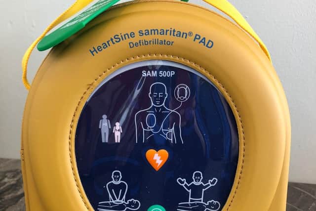 An appeal has gone out to find the defibrillator