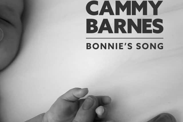 The artwork for Cammy Barnes' new single Bonnie's Song, inspired by his baby girl.  (Pic: Submitted)