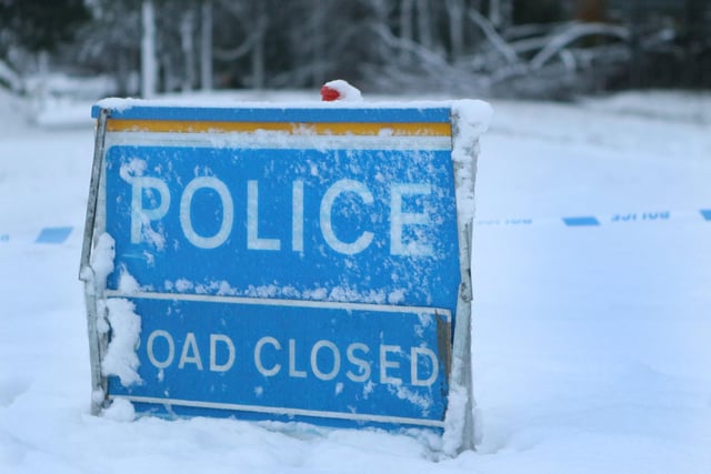 Police closed the A6 in Buxton on Saturday