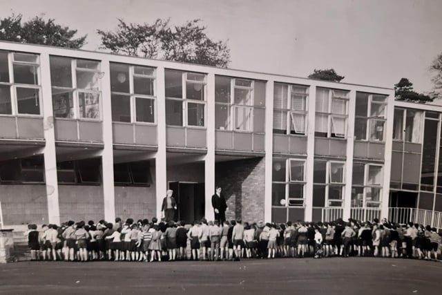 Generations will recall the daily ritual of lining up in the playground before being admitted to class.