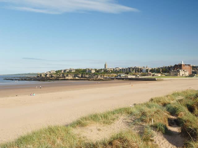West Sands beach, the site for a recent St Andrews United training session (Pic by Visit Scotland)
