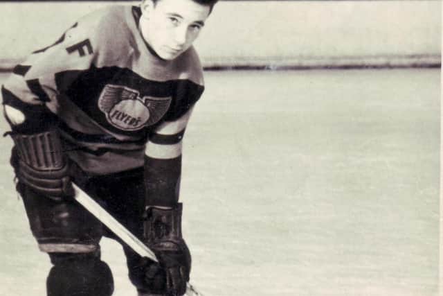 Jack Dryburgh was one of the local players set to step up from the junior ranks when Fife Flyers stopped in 1955. He went on to make his name with Brighton Tigers