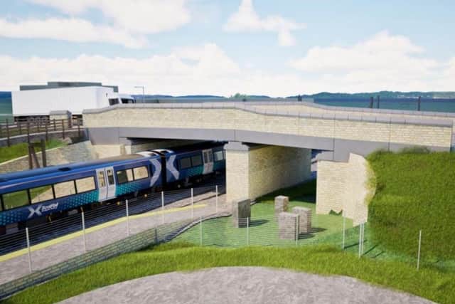 How the bridge will look after it is raised and replaced (Pic: Network Rail)