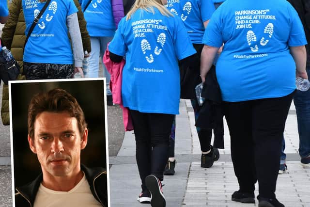 Dougray Scott, whose father suffered from Parkinson's, is supporting the Walk for Parkinson's fundraiser.