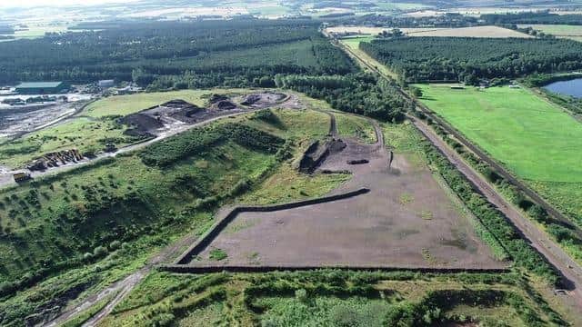 Lower Melville Wood landfill site, near Ladybank, Fife, operated by Fife Resource Solutions (FRS)