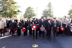 Remembrance Sunday at Kirkcaldy War Memorial (Pic: Walter Neilson)