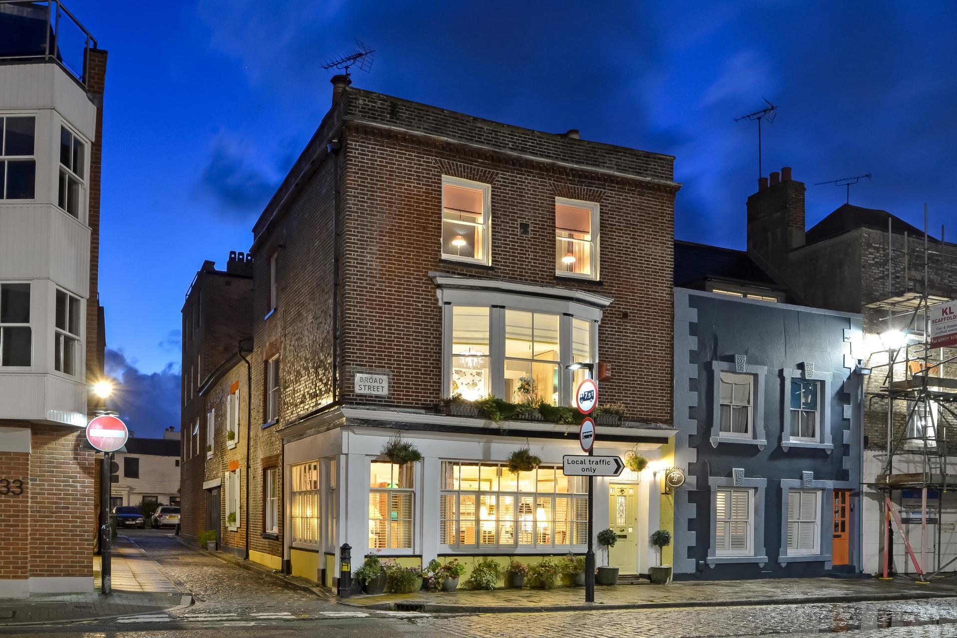This three bed terrace house in Broad Street, Old Portsmouth, is on the market for £725,000. It is listed by Fine and Country.