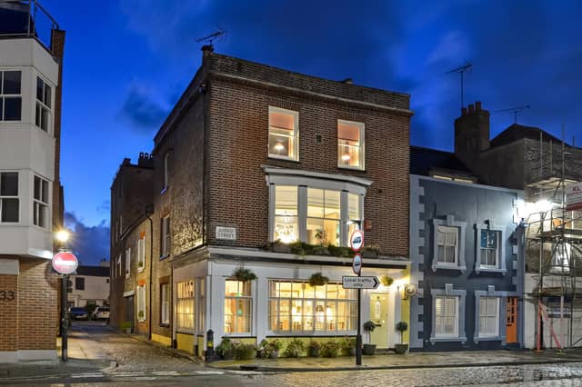 This three bed terrace house in Broad Street, Old Portsmouth, is on the market for £725,000. It is listed by Fine and Country.