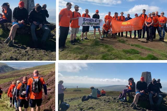The walkers who took on the Four Peaks Challenge raised over £16,000 (Pics: Maggie's Fife)