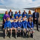 Local pupils at the launch of St Monans Allotments and Community Growing site. (Pic: Fife Council)
