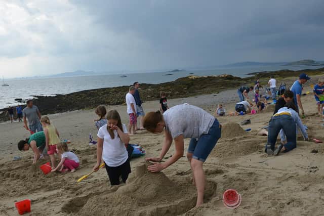 A full programme of events is taking place for Aberdour Festival this year including the beach day and the popular sandcastle competition.  Pic: George Mcluskie.