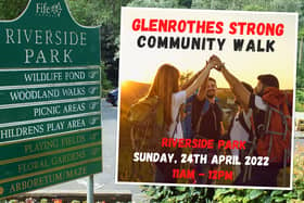 The Kirkcaldy Strong Community Walk raised over £2000 for local good causes last year – now the plan is to raise funds for Glenrothes groups in this Sunday’s community walk.