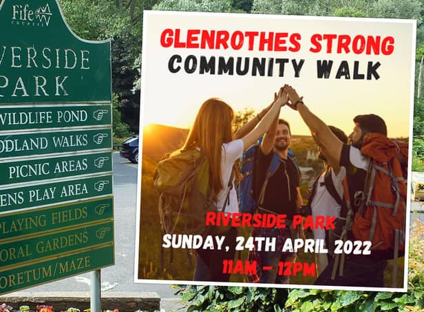 The Kirkcaldy Strong Community Walk raised over £2000 for local good causes last year – now the plan is to raise funds for Glenrothes groups in this Sunday’s community walk.