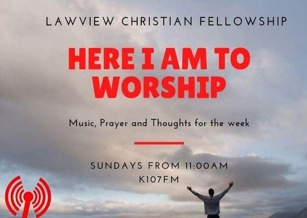 Here I Am To Worship is a church-based service broadcast weekly on Sundays on Kirkcaldy Community Radio.