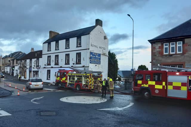 Firefighters were called to the incident just after 3pm