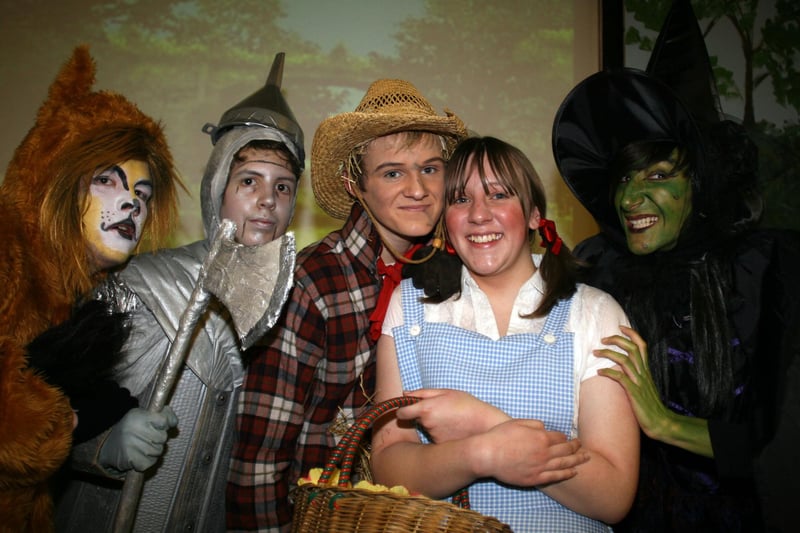 Springwell School staged it's own version of the much-loved 'Wizard of Oz' story  in 2010.
Among the cast weere L-R, Josh Skeldon, Tom Cullen, Ashley Knowles, Francesca Morris, Ashley Stevens.