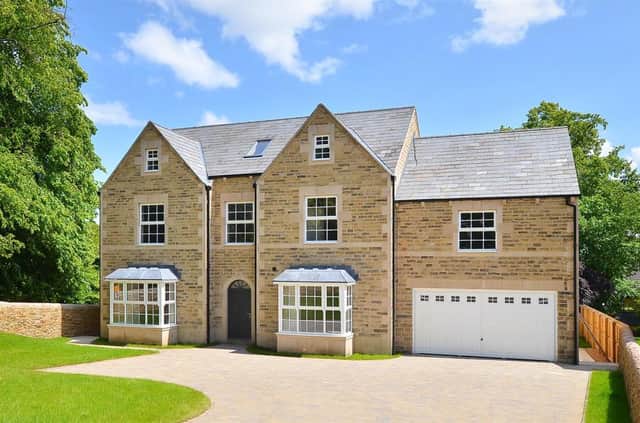 The property is in Sheffield's most exclusive suburb on a very small development and is a spectacular stone-built house, says the brochure.