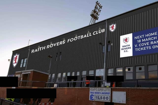 How the exterior of Raith Rovers' stadium at Stark's Park could look (Pic: Submitted)