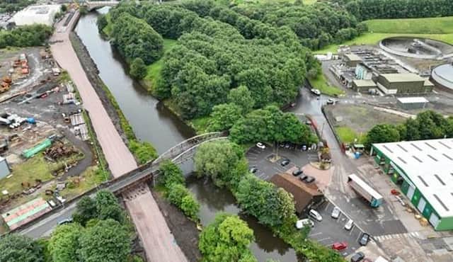 The area affected is near the Iron Bridge, Leven (Courtesy of Fife Council)