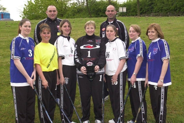 Players from Kirkcaldy’s Chapel Floorball Club,  the reigning UK champions at the time, were called up to represent Great Britain in the Ladies Floorball World Championships taking place in Latvia in 2001.