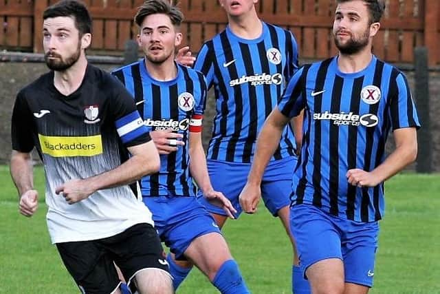 St Andrews United enjoyed the better of Saturday's Fife derby and came out on top against Newburgh (Photo: John Stevenson)