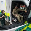 Long waits at A&E can cause knock-on delays to ambulances, as vehicles must wait to offload patients. More than 100 soldiers were brought in to support the Scottish Ambulance Service in September. Picture date: Friday September 24, 2021.