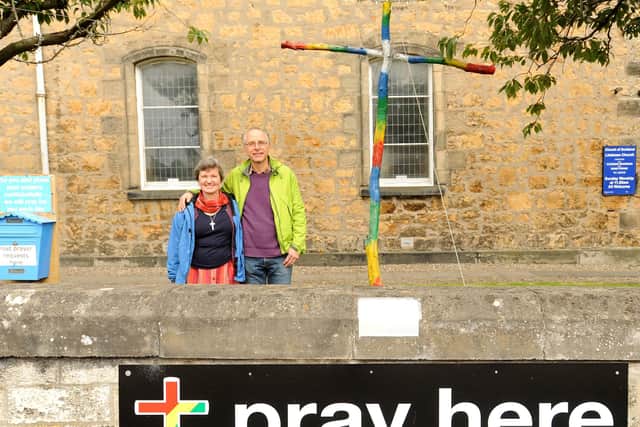 Rev Catriona Morrison and Rev Marc Prowe who will give their final sermons at Auchtertool Kirk and Linktown Church on Sunday. Pic: Fife Photo Agency.