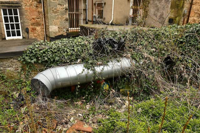 The ventilation pipe at ground level (Pic: Fife Photo Agency)