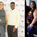 Courtney Fleming  with Nicola Adams, and (right) before her weight loss | Pics Contributed