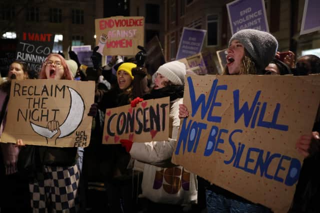 Reclaim the Night marches have bene held across the UK  (Photo by Hollie Adams/Getty Images)