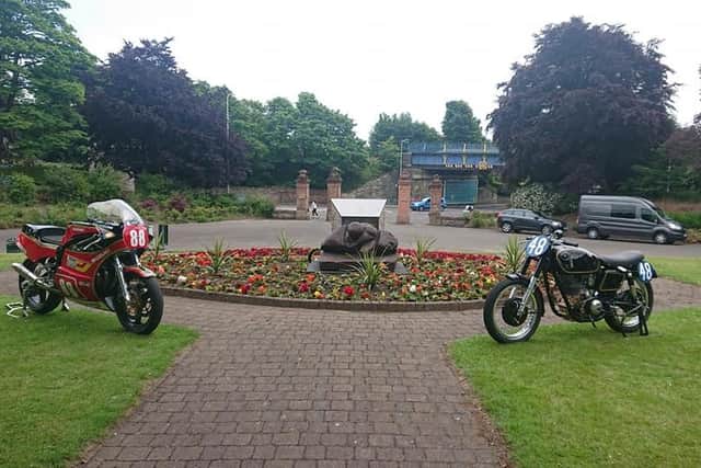 A memorial event was held on Sunday in Beveridge Park. Pic: Kirkcaldy and District Motor Club.