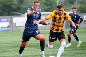 Scott McGill in action for Raith at East Fife (Pic by Fife Photo Agency)
