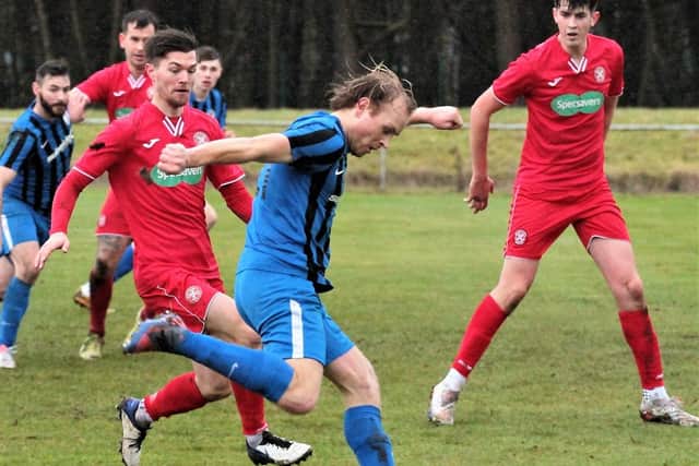 St Andrews United ace Russell Smith was man of the match against Glenrothes