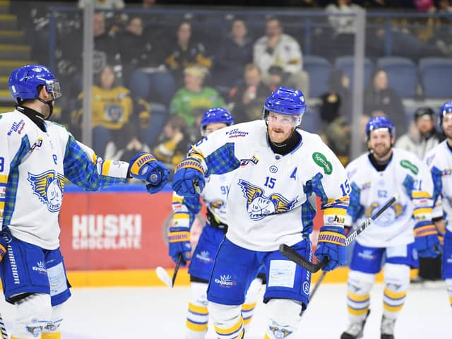 Collin Shirley celebrates his goal against Nottingham (Pic: Panthers Images)