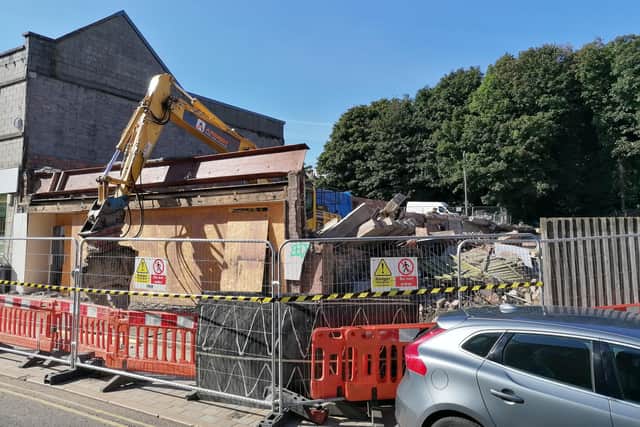 Work has started on transforming the Co-Op gap site
