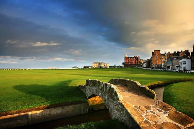 The Swilcan Bridge at the Old Course