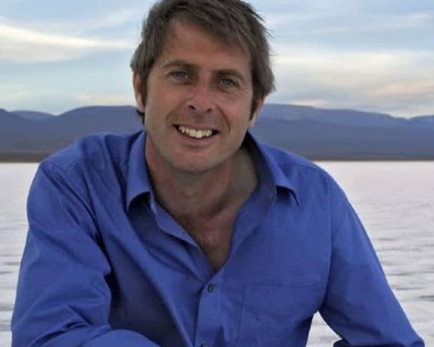 BBC presenter Iain Stewart conducting a talk as part of Open Doors Days 2026. (Pic. Contributed.)