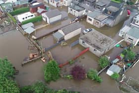 Cardenden flooded after the torrential rainstorm (Pic: George Zielinski)