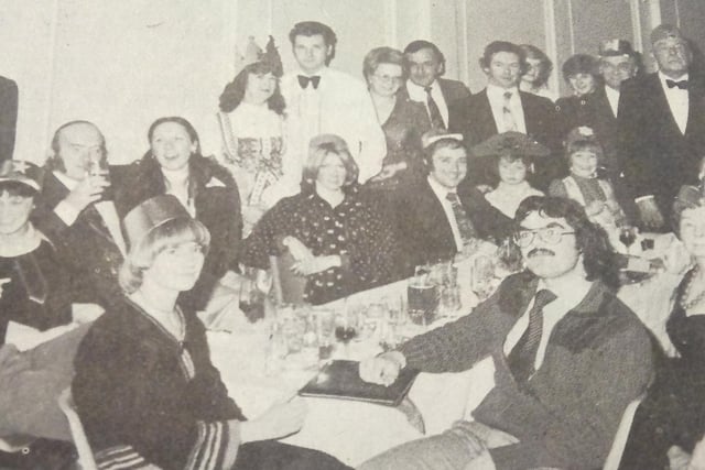Station Hotel, Kirkcaldy was the venue for this Hogmanay dance in 1978