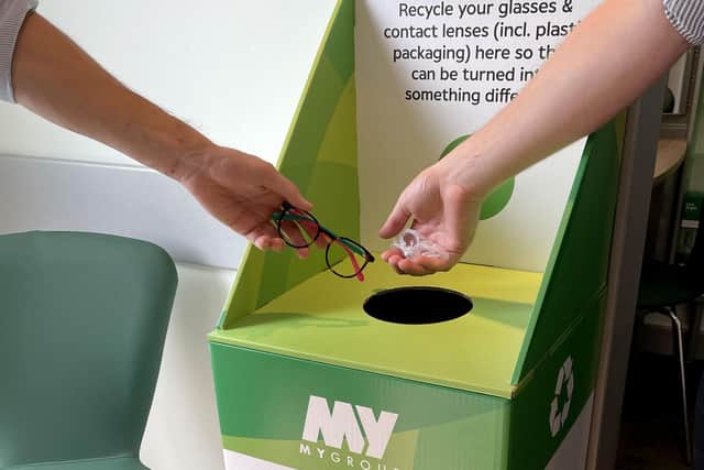 Recycling boxes were placed in stores around Fife (Pic: Submitted)