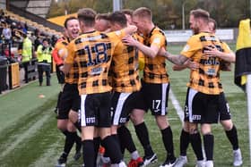East Fife had plenty to celebrate on Saturday after beating Cove 4-2. Pic by Kenny Mackay