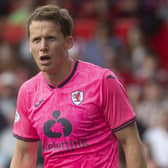 Christophe Berra in what would be his last game during a 20-year professional football career - for Raith Rovers against Aberdeen at Pittodrie on Sunday in the Premier Sports League Cup (picture by Craig Foy / SNS Group)