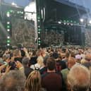 On a packed pitch at Villa Park to see Bruce Springsteen
