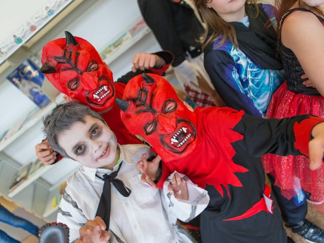 Owen McMillan, Kyle McMilkan and Roddy Fraser from Tayport Primary in 2015.