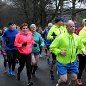 Participants in the parkrun at Kirkcaldy's Beveridge Park. Saturday morning parkruns are also held in St Andrews, Dunfermline, Lochore Meadows and at Loch Leven. (Photo: Fife Photo Agency)